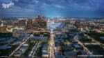 A view from the east of a possible Royals ballpark in the East Village area of downtown.