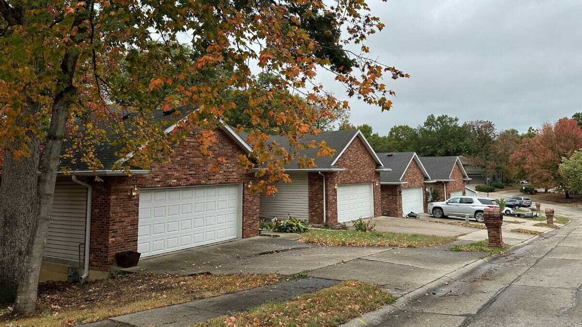 A row of homes.
