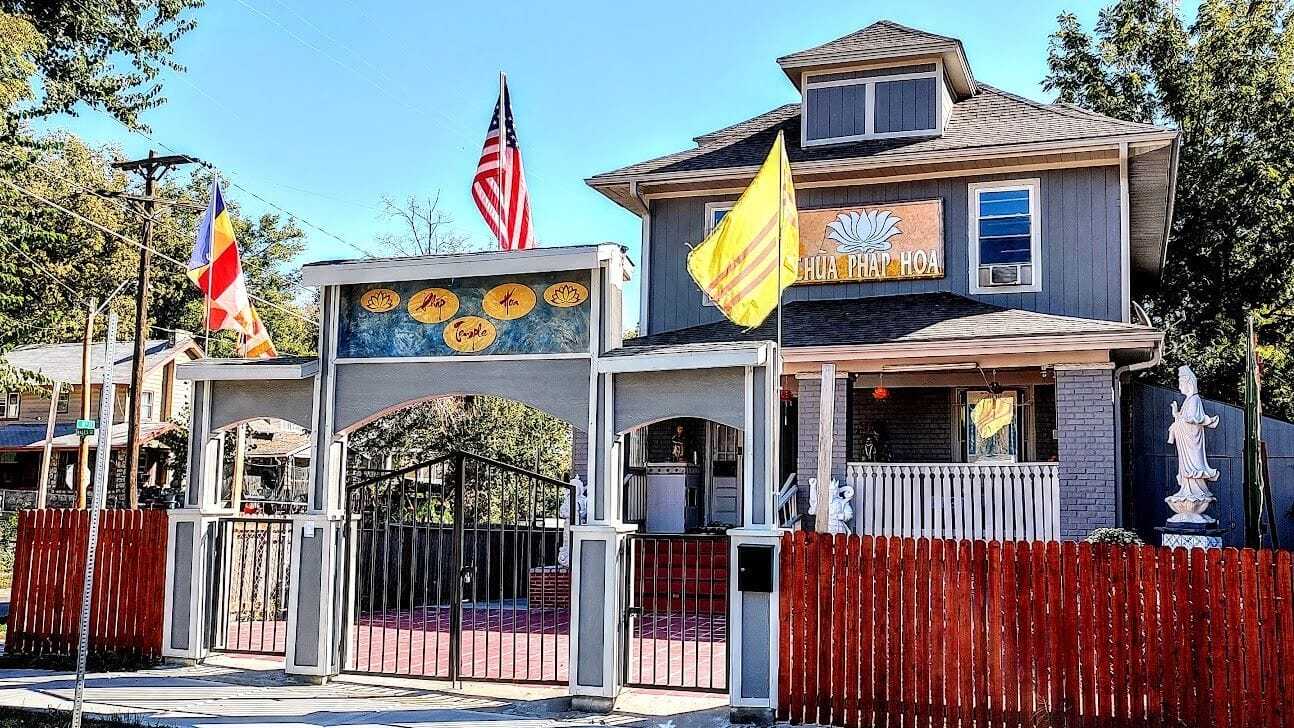 This home at 10th and Bales in Kansas City’s northeast now houses the Phap Hoa Buddhist Temple.
