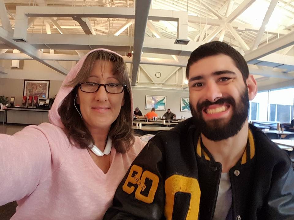 Twila Foley (left) and her son, Christopher Foley. Twila was Christopher's guardian from when he turned 18 to when he was 30, when his father became his guardian. (Photo courtesy of Twila Foley)