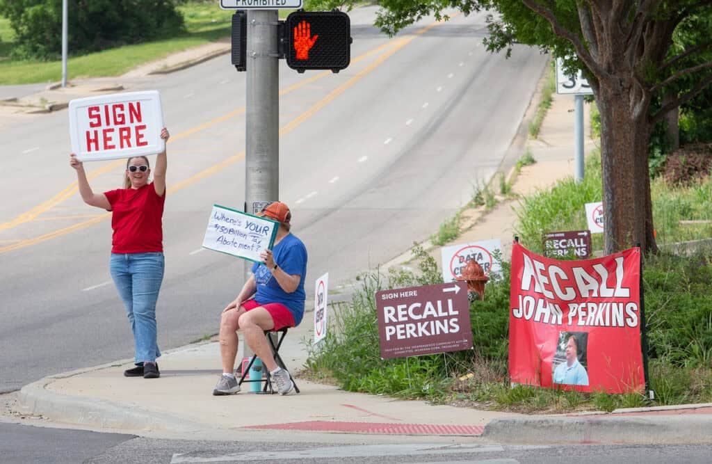 Independence voters head to the polls Tuesday in a recall election aimed at ousting City Councilman John Perkins. Opponents are angry that he voted for tax incentives for a data center under construction in the city. (The Beacon)