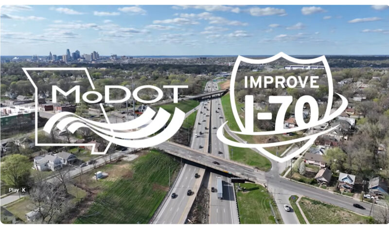 Starting in January, I-70 will shut down in both directions, along a 4-mile stretch between downtown and the Truman Sports Complex. The Missouri Department of Transportation holds a public meeting on the closure Tuesday. (Screenshot)