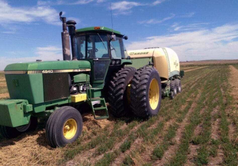 A tractor.
