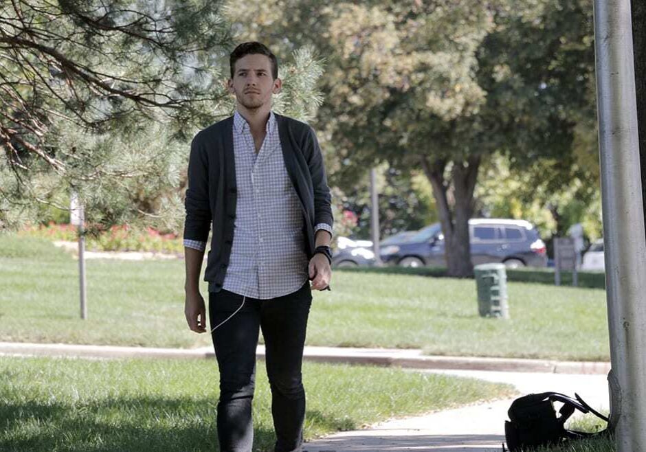 John Smith, walking