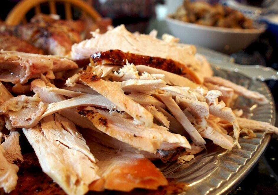 The traditional Thanksgiving Day meal might be a belt-buster, but it won't bust your carbon footprint score. (Credit: Jack Amick | Flickr CC)
