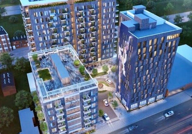 Mashburn Development is proposed a hotel and apartment project at 1650 Broadway just west of the Kauffman Center for the Performing Arts.