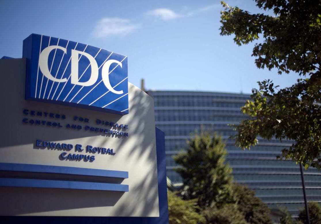 FILE - In this Tuesday, Oct. 8, 2013, file photo, a sign marks the entrance to the federal Centers for Disease Control and Prevention in Atlanta. The CDC said in a press release on May 19, 2016, that at least one violation was uncovered in nearly 80 percent of public pool and hot tub inspections in five states. (AP Photo/David Goldman, File)