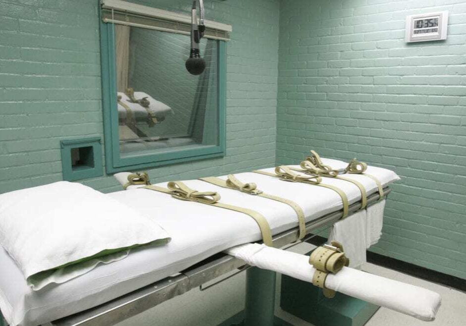 FILE - This May 27, 2008 file photo shows the gurney in Huntsville, Texas, where Texas' condemned are strapped down to receive a lethal dose of drugs. Texas prison officials say theyve secured a new supply of pentobarbital that will allow the nations most active death penalty state to continue executions. Texas Department of Criminal Justice spokesman Jason Clark also said the prison agency is not identifying the source of the new drug inventory because of threats made against previous suppliers when they were identified as a provider of lethal injection drugs.  (AP Photo/Pat Sullivan, File)