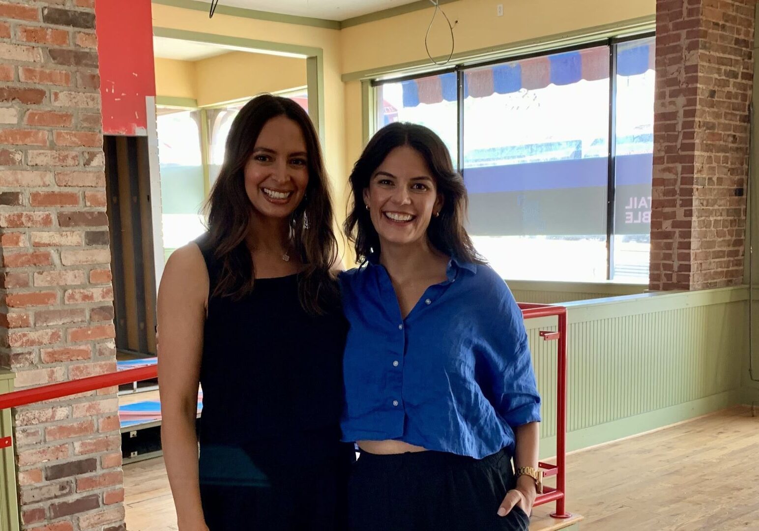 Claire Tully Markus, left, and Jamie Hickey at their new Brookside shop.