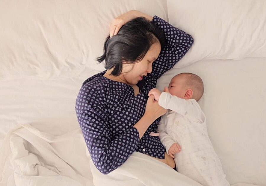 Mom with baby