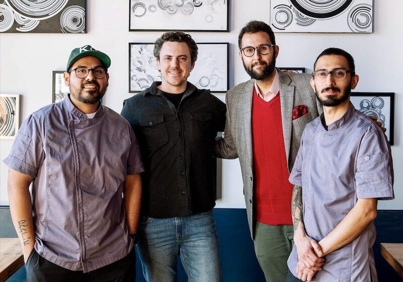 (From left) Roger Avila, Alex Proffer, Rafi Chaudry and Pablo Munoz