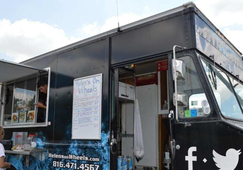 Helen's on Wheels and Plantain District were among the food trucks parked at the Macken Park Food Truck Pod this Thursday.