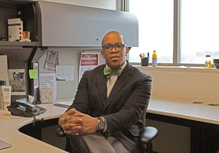 Seft Hunter, chief operating officer of Communities Creating Opportunity, says the group's top health care priority is helping individuals to "realize the dignity of living well." (Photo: Dan Margolies/Heartland Health Monitor)