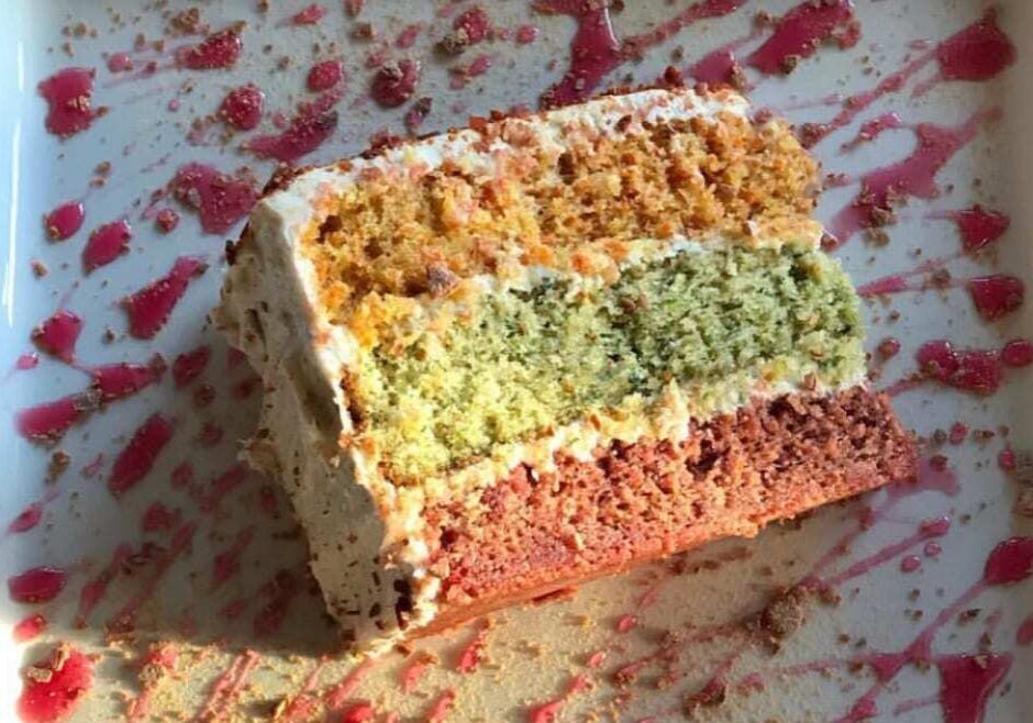 Harvest Spice Cake is on the dessert menu at Silo Modern Farmhouse