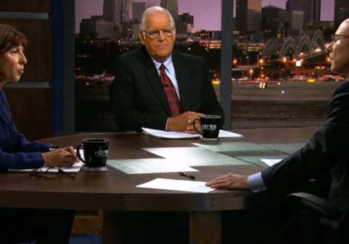 Patricia Lightner and Ed Eilert with Nick Haines