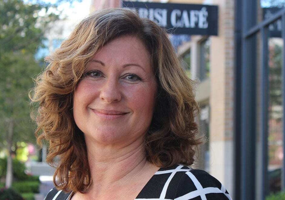 Kelly Lieberman, sales director at TeraCrunch.  Photo by Bridgit Bowden. 