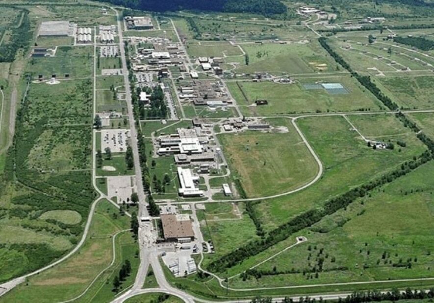 An aerial view of the Lake City Army Ammunition Plant in Independence, which sprawls across almost 4,000 acres.
