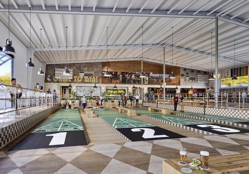 Larks shuffleboard