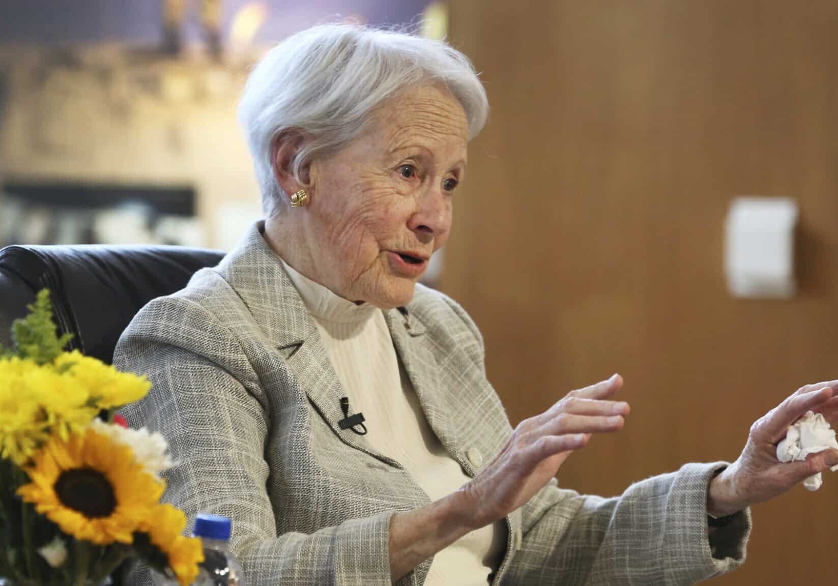 Nancy Kassebaum, the trailblazing former U.S. senator from Kansas.