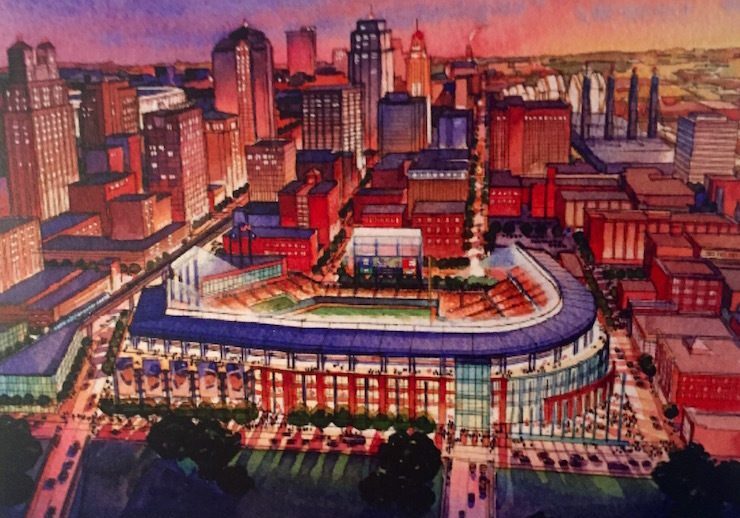 Downtown ballpark