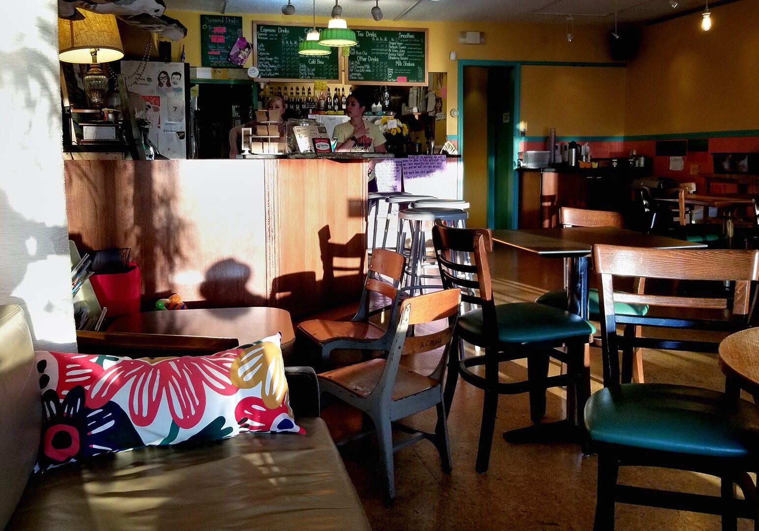 An empty scene at One More Cup