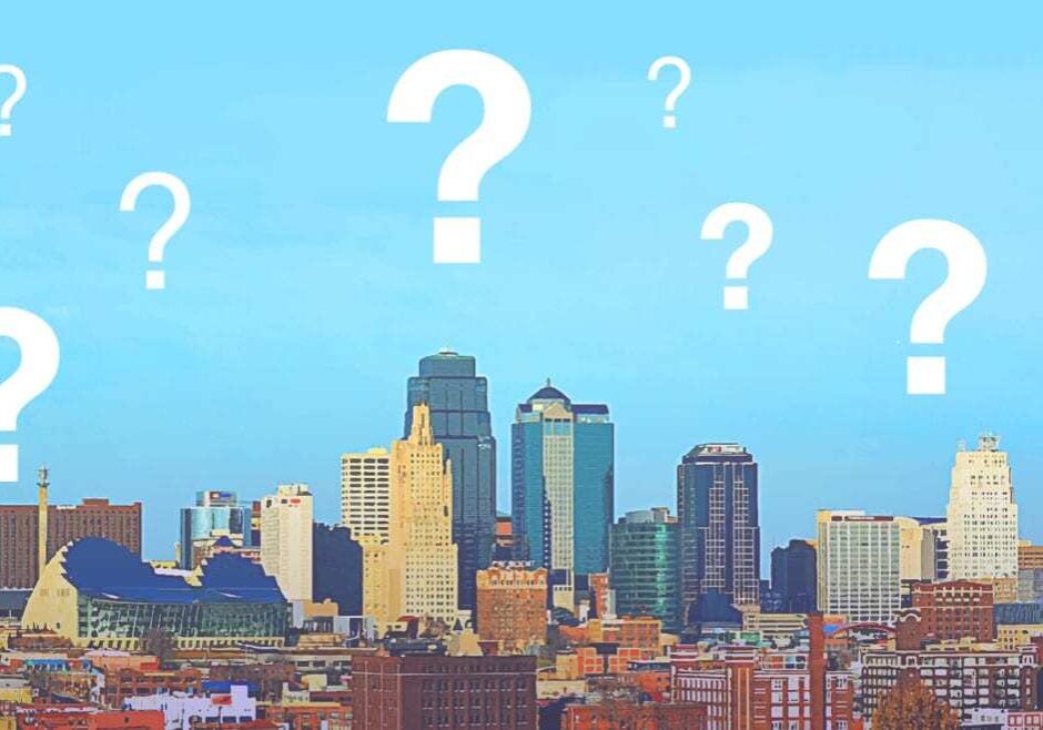 Image of kc skyline with question marks