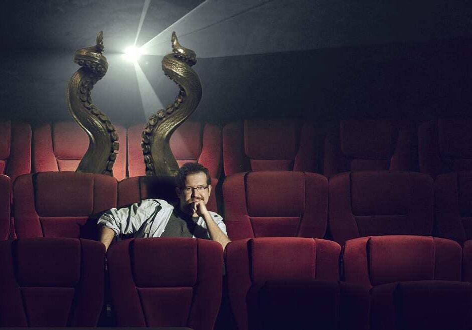 A man in a theater