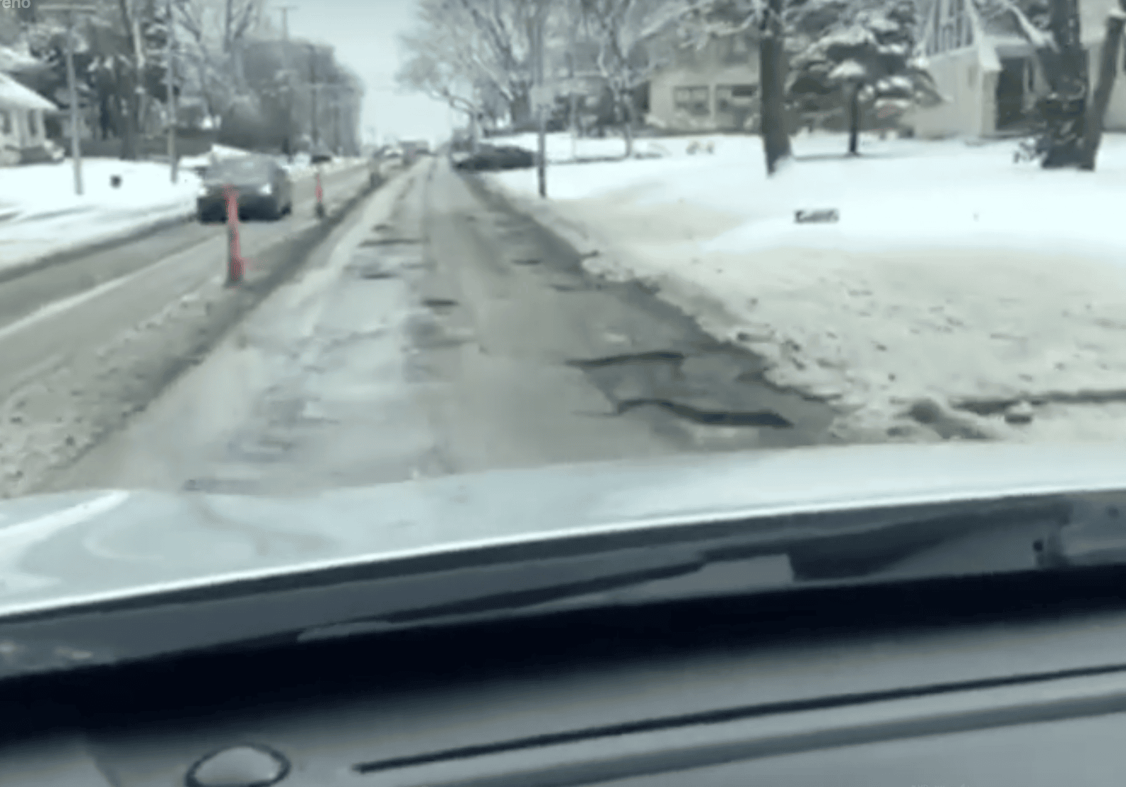 Potholes on 75th Street