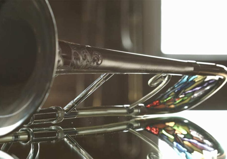a beautiful trumpet
