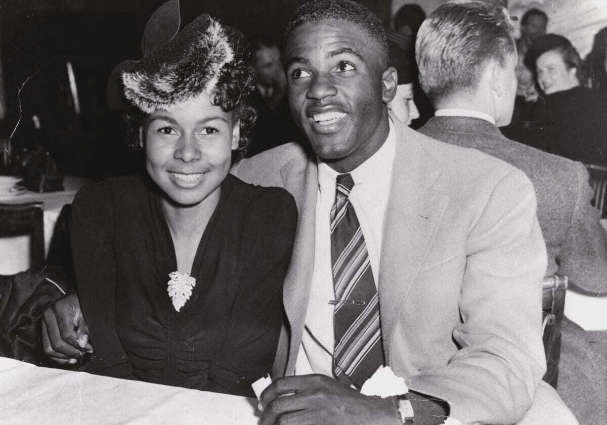Jackie Robinson and Rachel Isum: "It was inevitable that she would become the center of the story," says filmmaker Sarah Burns. (Photo courtesy PBS)