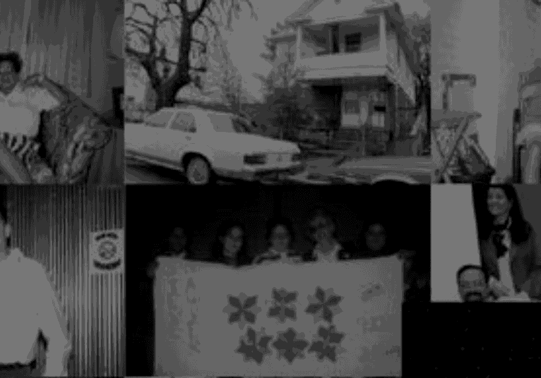 A collage of black and white photos of folks in Kansas City's community, many of whom were impacted by HIV. This image promotes a new documentary by Sandy Woodson "AIDS in KC" as well as Flatland Show's latest episode covering health inequities that emerged.
