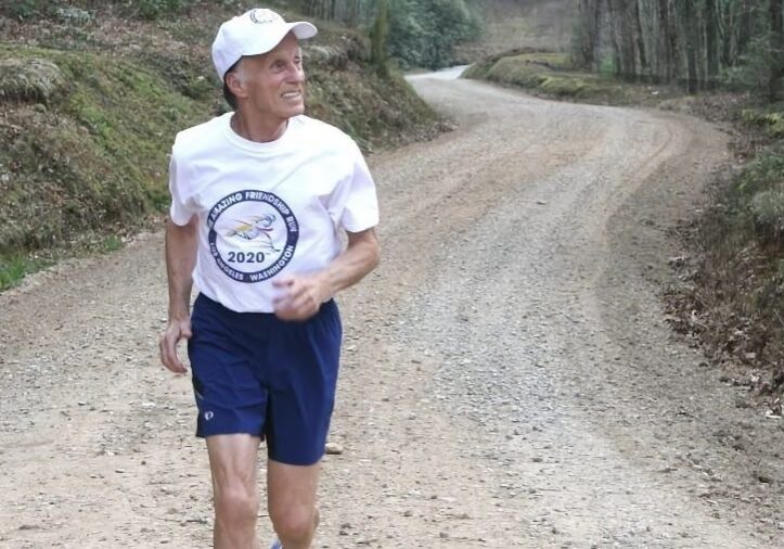 Stan Cottrell runs.