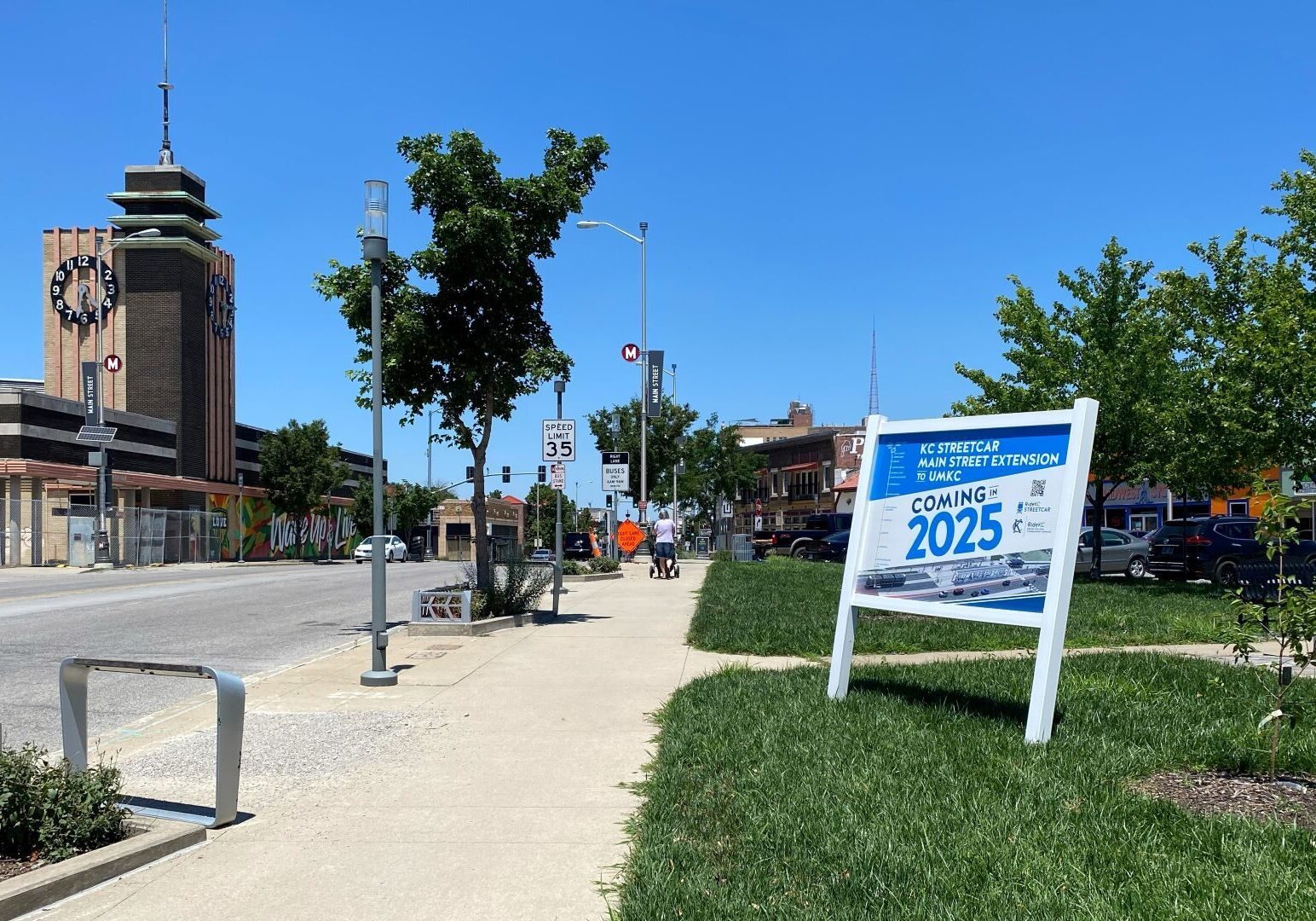 View of Main Street near Westport Road.
