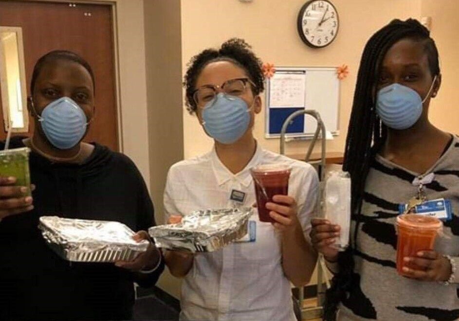 Hospital workers