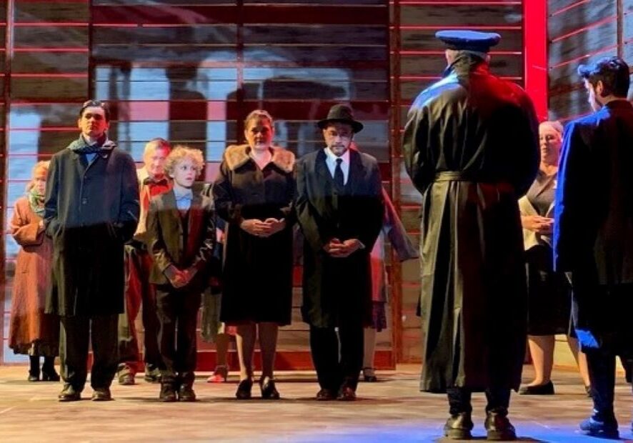 A scene from "Surviving Hitler," now playing at the White Theatre on the campus of the Jewish Community Center in Overland Park.