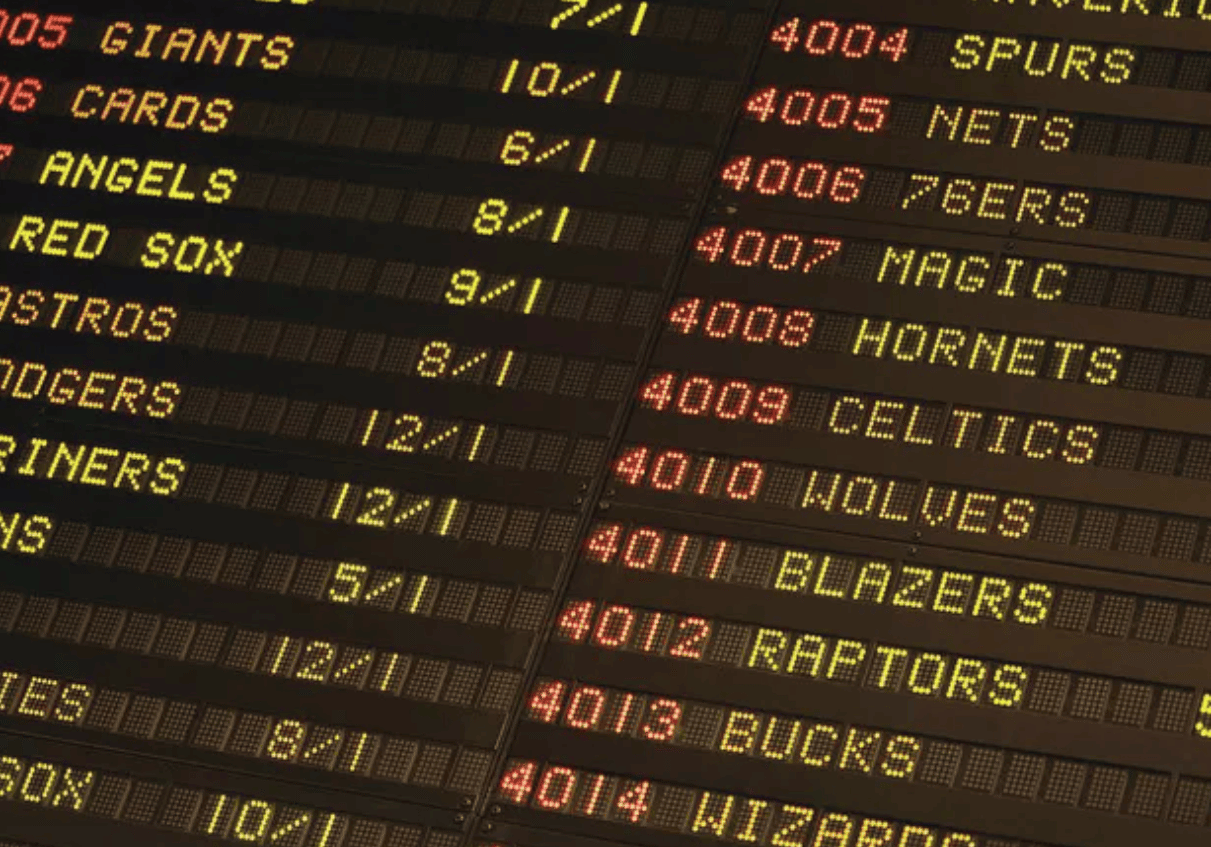 Sports betting lines.