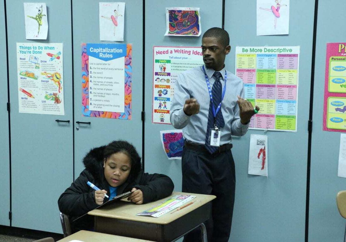 curiousKC a teacher and his student at Center high school