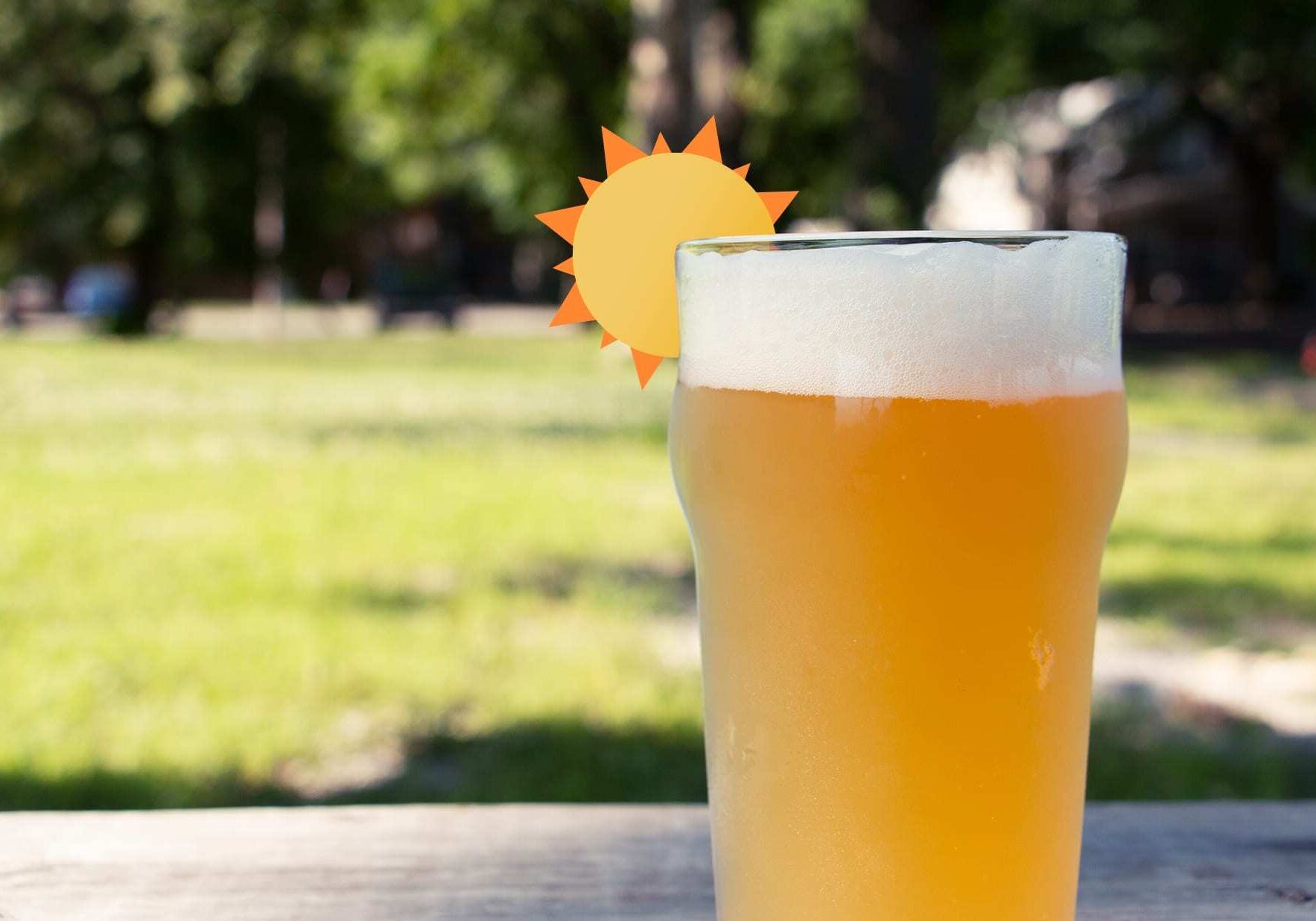 Cold beer and sun