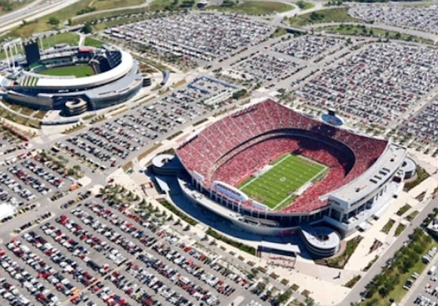 Aerial view of Truman Sports Complex