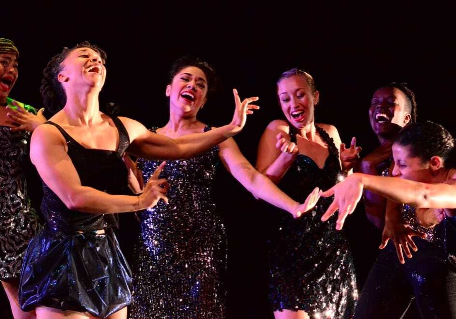 The nonprofit dance company, Urban Bush Women, bring a blizzard of movement Saturday night to Yardley Hall at Johnson County Community College. (Credit: Rick McCullough)