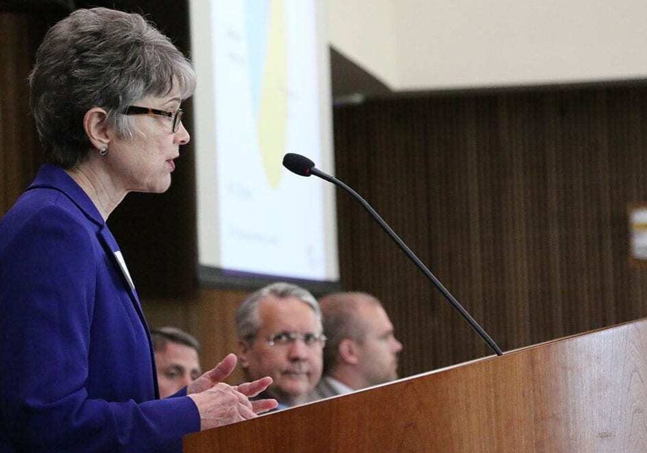 Karen Wulfkuhle speaking