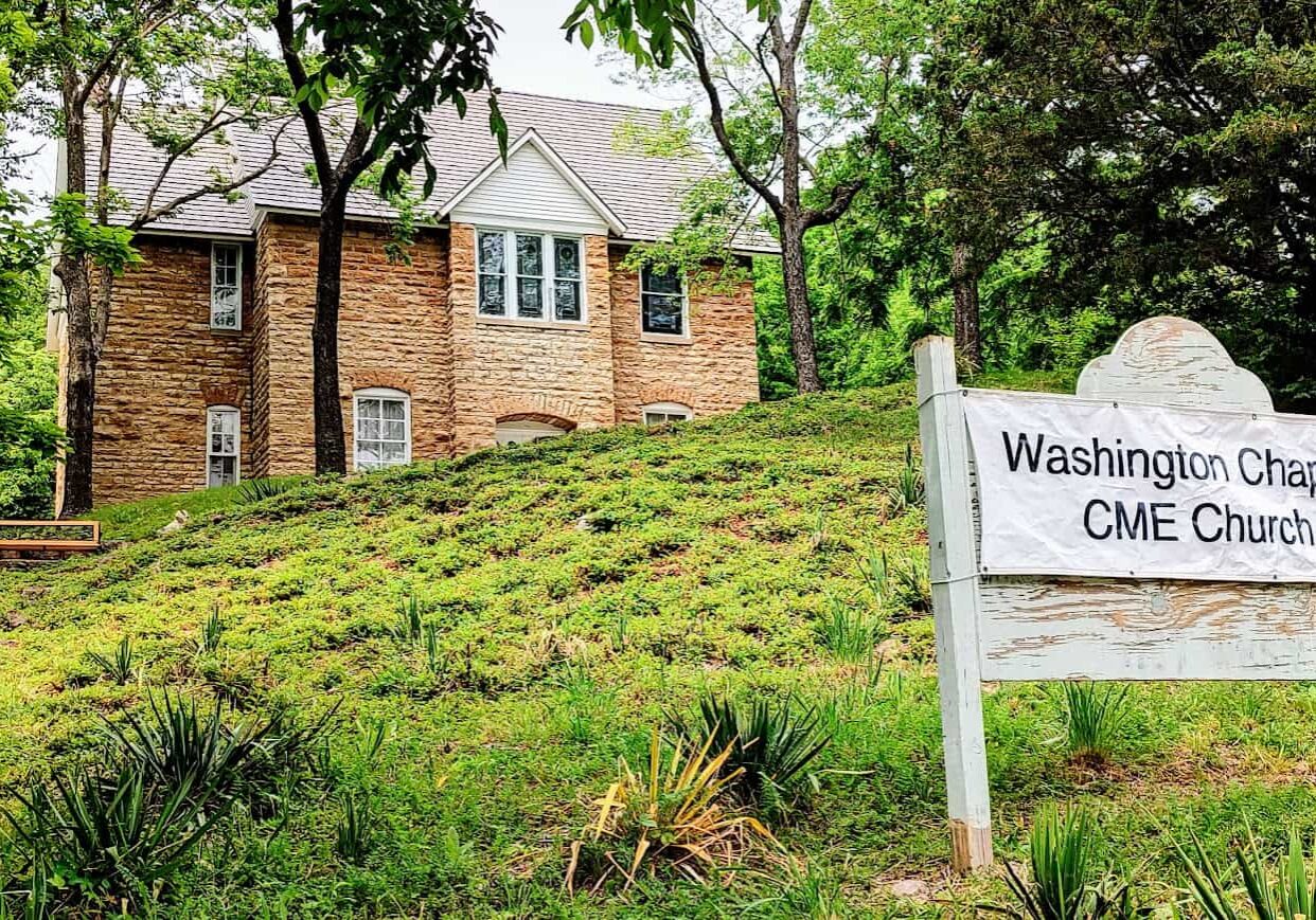 A grant and local contributions funded the restoration of Washington Chapel (C.M.E.) Church in Parkville. The chapel opened in 1907. (Bill Tammeus | Flatland)