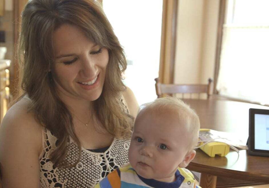 Winston and Emily Whalgren were among the first users of Children's Mercy Hospital's CHAMP app. (Photo courtesy Children’s Mercy Hospital)