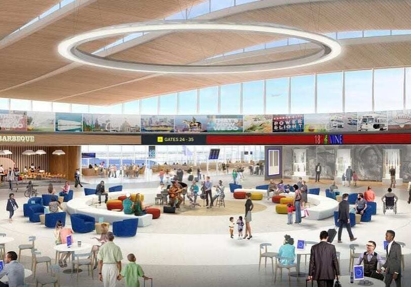 A rendering for the new KCI Terminal,