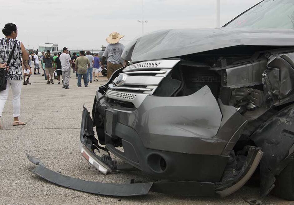 damaged ford