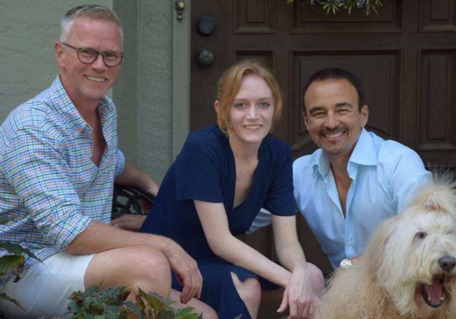 darrel, jessica, lance, and the dog sadie