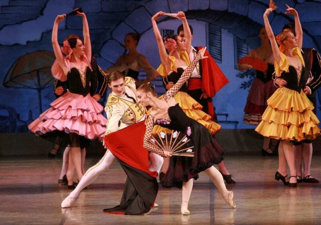 Dancers on stage.