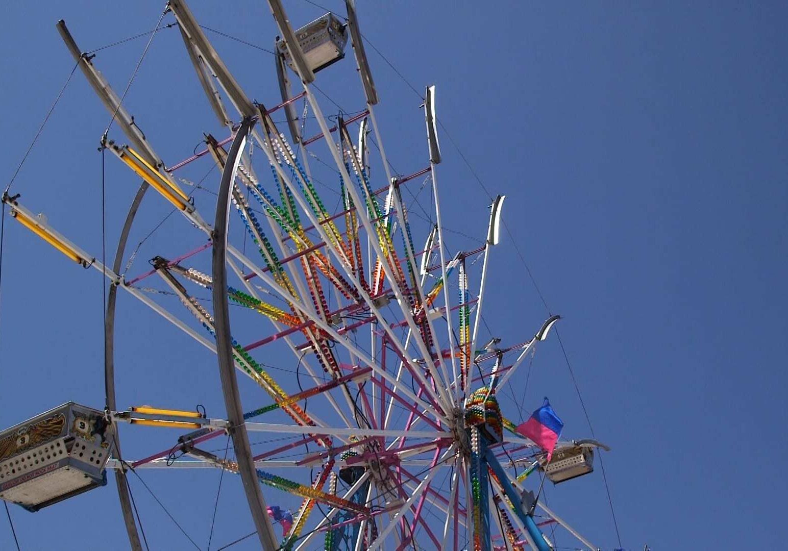A ferris wheel
