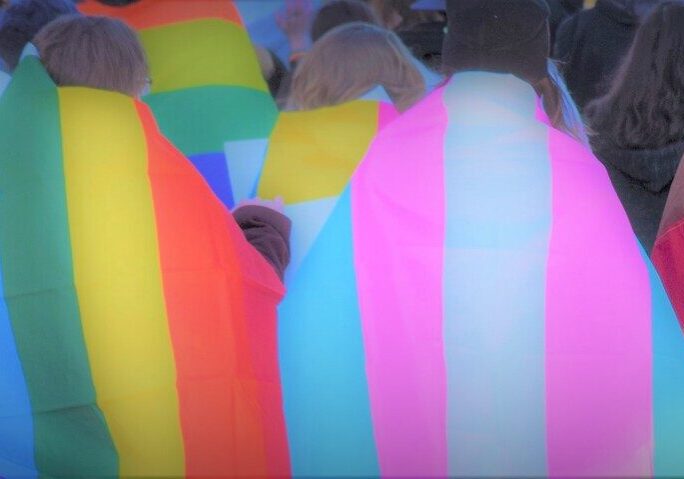 Pride flags. Springfield Pride Parage 2019.