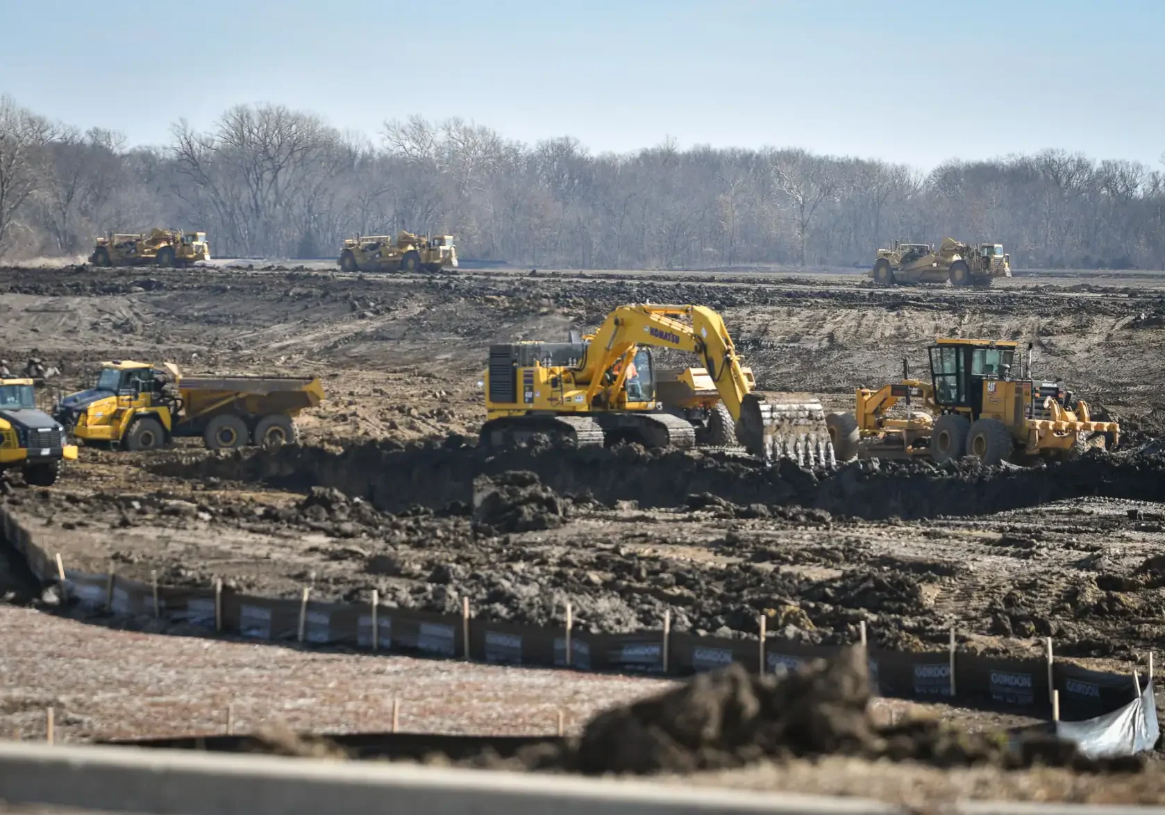 Site work is underway for the Nebius data center in Independence, Missouri. The controversial development claimed its third electoral victim on Sept. 1, 2026. (Carlos Moreno | KCUR 89.3)